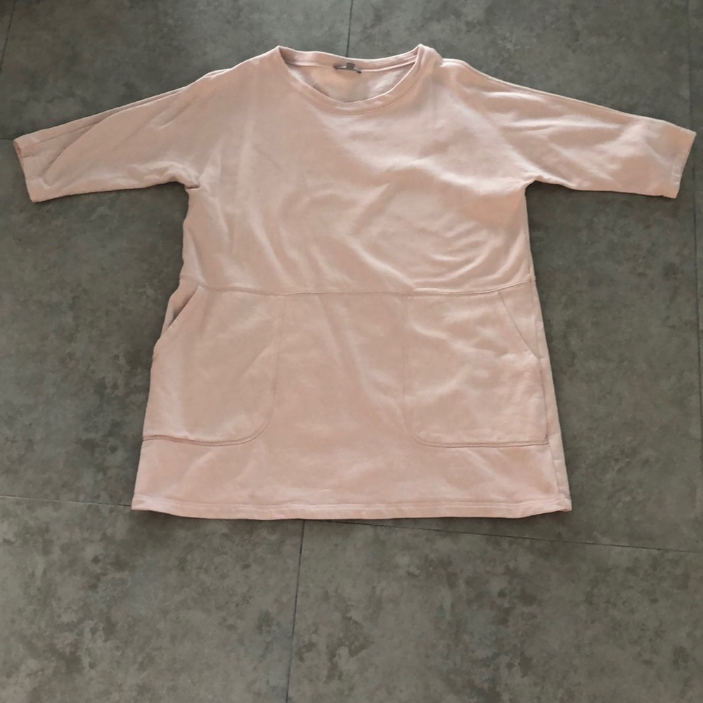 Cos Pink Sweatshirt Dress